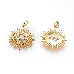 Латунные микро проложить кубического циркония подвески&nbsp;X-ZIRC-G166-12G