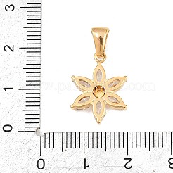 Подвески из хирургической нержавеющей стали 316 и прозрачного кубического циркония.&nbsp;STAS-A137-01A-G