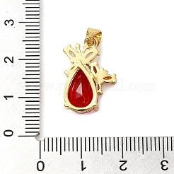 Стойки обшивки латунь микро проложить Циркон подвеску&nbsp;KK-P241-18G-04