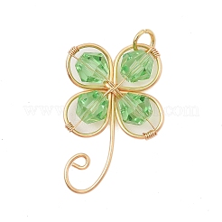 2шт стеклянные подвески&nbsp;PALLOY-JF02959-01