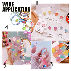 Кабошоны из смолы в стиле 144 шт.&nbsp;CRES-PH0023-37