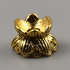 Тибетском стиле сплав шарик крышки&nbsp;FIND-WH0291-08AG