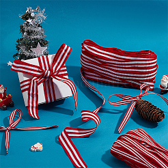 50м 2-х стилистическая полиэстеровая полосатая лента&nbsp;OCOR-PH0004-92