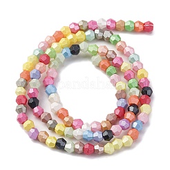 Выпечка окрашенные стеклянные бусины пряди&nbsp;LAMP-R020-02A