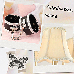 10 ярд полиэстеровой кружевной ленты для отделки&nbsp;OCOR-GF0004-83A