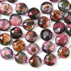 Природных тигровый глаз бисер нитей&nbsp;G-F812-C09-01B