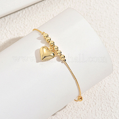 Латунные браслеты в форме сердца для женщин повседневные праздничные украшения&nbsp;WS8352