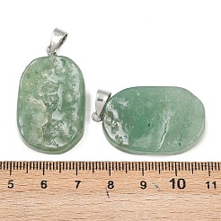 Естественный зеленый авантюрин подвески&nbsp;G-C256-01B