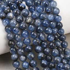 Натуральные нити из кианита / цианита / дистенового бисера&nbsp;G-G272-A01-6mm