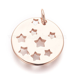 Латунь подвески&nbsp;ZIRC-E152-36RG-RS