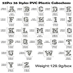 52 шт. 26 стиля ПВХ пластиковые кабошоны&nbsp;FIND-CJ0002-58