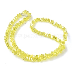 Гальванизируйте прозрачное стекло бисер нитей&nbsp;EGLA-P061-04C-AB01