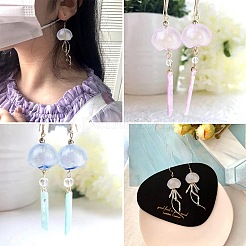 40шт 8 цвета прозрачные пластиковые колпачки для бусин&nbsp;KY-CJ0001-97