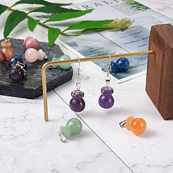 14шт 7 стиля подвески из натуральных смешанных драгоценных камней&nbsp;G-FW0001-13