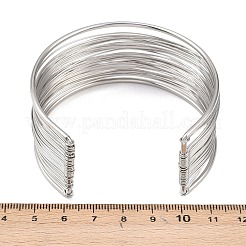 Открытые браслеты из нержавеющей стали 304 для женщин&nbsp;BJEW-K288-02B-P