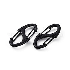 Двойные защелки из цинкового сплава с пружинными застежками для ключей&nbsp;FIND-WH0155-013EB