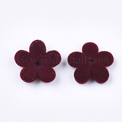 Флокированные акриловые бусинки&nbsp;OACR-T005-03-05