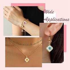 10 шт. подвески из эпоксидной смолы из цинкового сплава 5 цветов&nbsp;FIND-CJ0004-93