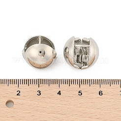 Латунь обруч серьги для женщин&nbsp;LS-EJEW-U041-03P