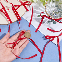 50 шт. полиэстеровый бант для украшения вечеринки&nbsp;DIY-GF0011-78C