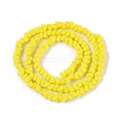 Нити из матовых непрозрачных стеклянных бусин&nbsp;GLAA-N017-4mm-13