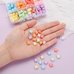 240шт 8 цвета непрозрачные акриловые многожильные звенья&nbsp;MACR-YW0001-45