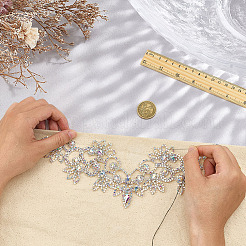 1 шт. отделка воротника латунными стразами&nbsp;DIY-MA0006-91