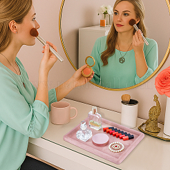 Прямоугольные деревянные подставки для демонстрации украшений&nbsp;ODIS-WH0043-178B-01