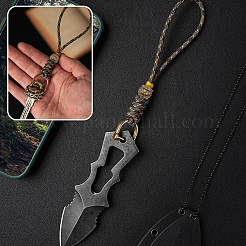 2 шт. 2 стиля для повседневного использования на открытом воздухе латунный парашютный трос европейские бусины&nbsp;KK-NB0003-61