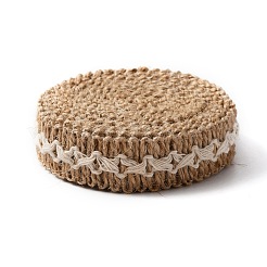 Плетеная лента из мешковины&nbsp;OCOR-WH0073-77
