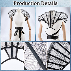 Кружевной воротник-накидка&nbsp;AJEW-WH20091-001A