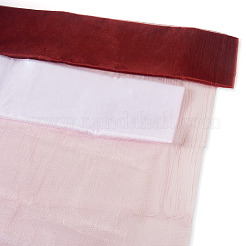 2 рулон полиэфирной ткани 2 цветов&nbsp;AJEW-TA0002-65A-03