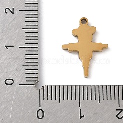 Эмалевые подвески из нержавеющей стали 304 с рождественской тематикой&nbsp;STAS-K312-04L-G