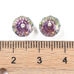 Ab цветные стеклянные бусины&nbsp;EGLA-P059-03B-AB05