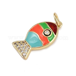 Латунные микро проложить кубического циркония подвески&nbsp;KK-D424-22B-G