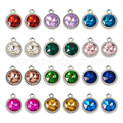 24шт 12 цвета стеклянные подвески k5&nbsp;FIND-TA0007-92P