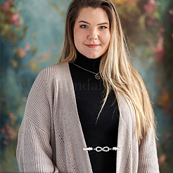 10 шт. 10 стиля зажимы для кардигана из сплава&nbsp;AJEW-FH0006-72