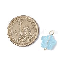 20 шт. подвески-соединители в виде стеклянных цветов&nbsp;PALLOY-JF03140