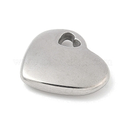 Подвески в форме сердца из нержавеющей стали 304&nbsp;LS-STAS-R162-01P-02