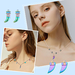 20 шт. 2 подвески из нержавеющей стали 201&nbsp;STAS-DC0010-29