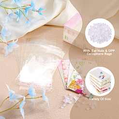 100 шт. 5 прямоугольные картонные карточки для демонстрации ювелирных изделий&nbsp;CDIS-YS0001-03