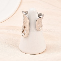 Открытые кольца манжеты из нержавеющей стали 304&nbsp;RJEW-D336-02P