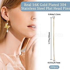 Штифты с плоской головкой из нержавеющей стали 304&nbsp;STAS-BBC0004-37B