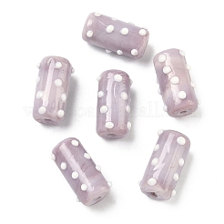 Бусины ручной работы в технике лэмпворк с неровностями&nbsp;LAMP-G170-01B