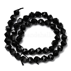 Бусины из натурального черного оникса&nbsp;G-Z119-A04-02