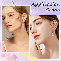 3 нити синтетических бусин из лунного камня&nbsp;G-PA0001-76B