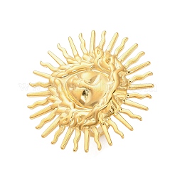 Регулируемые открытые манжетные кольца из нержавеющей стали 304&nbsp;RJEW-C146-02G