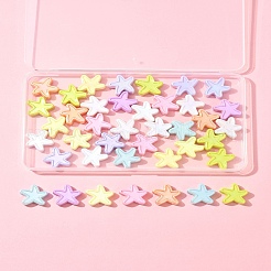 40шт УФ-покрытие непрозрачные акриловые бусины&nbsp;OACR-FS0002-26