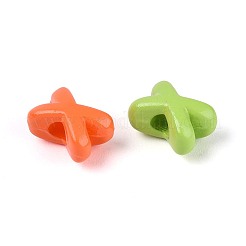 Непрозрачные акриловые бусины с распылением&nbsp;OACR-N156-03