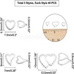 120 шт. 3 соединительных кольца из нержавеющей стали 304&nbsp;STAS-UN0026-33